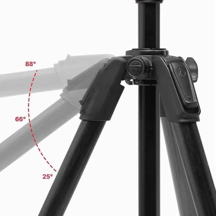 Manfrotto 055 Video-Stativ mit 502 Video-Fluid-Kopf, Carbonfaser, professionelles Schwerlast-Stativs
