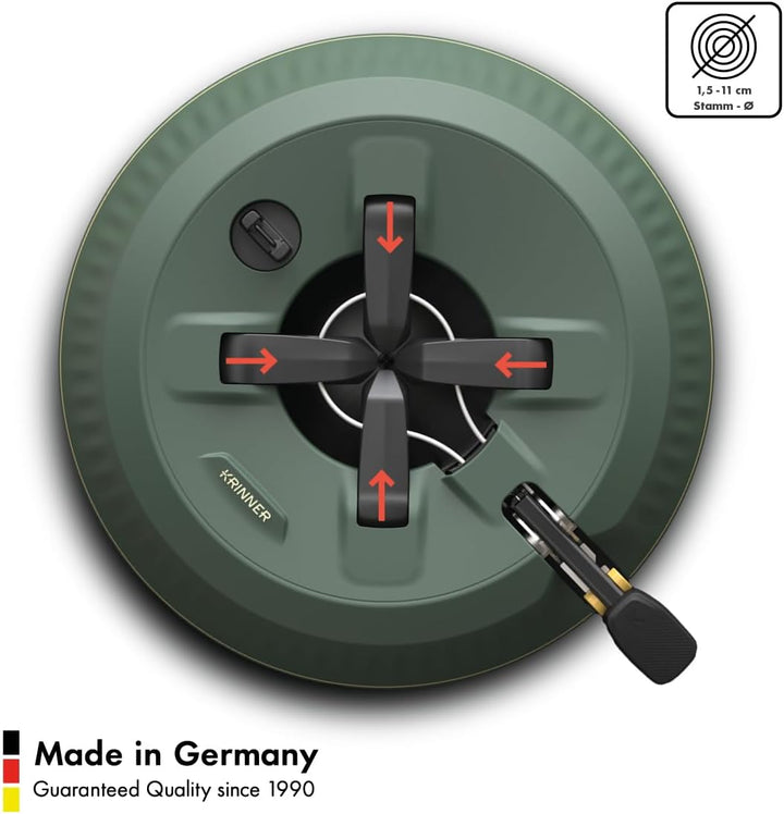 KRINNER® X-Series Christbaumständer X-240 Weihnachtsbaumständer NEU inkl. Fusspedal und 3,0 Liter Wa