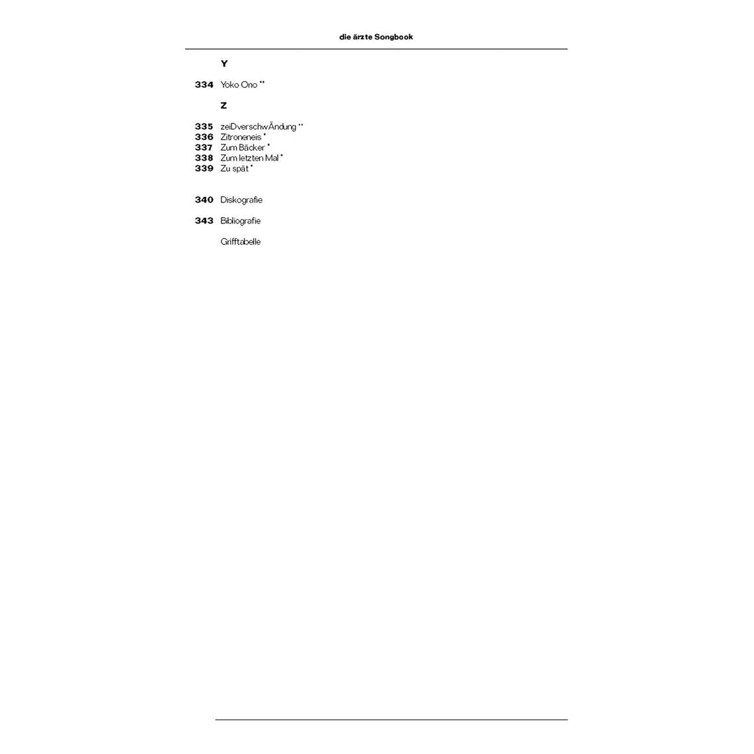 Die Arzte: Songbook -For Ukulele-: Die komplette Sammlung aller Songs der besten Band der Welt, Tasc