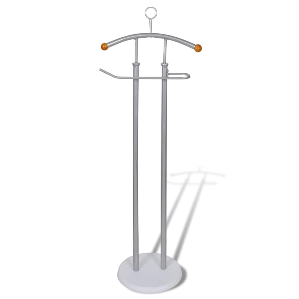 vidaXL Stummer Diener Herrendiener Kleiderständer für Mantel und Jacken Organizer Garderobe Metall