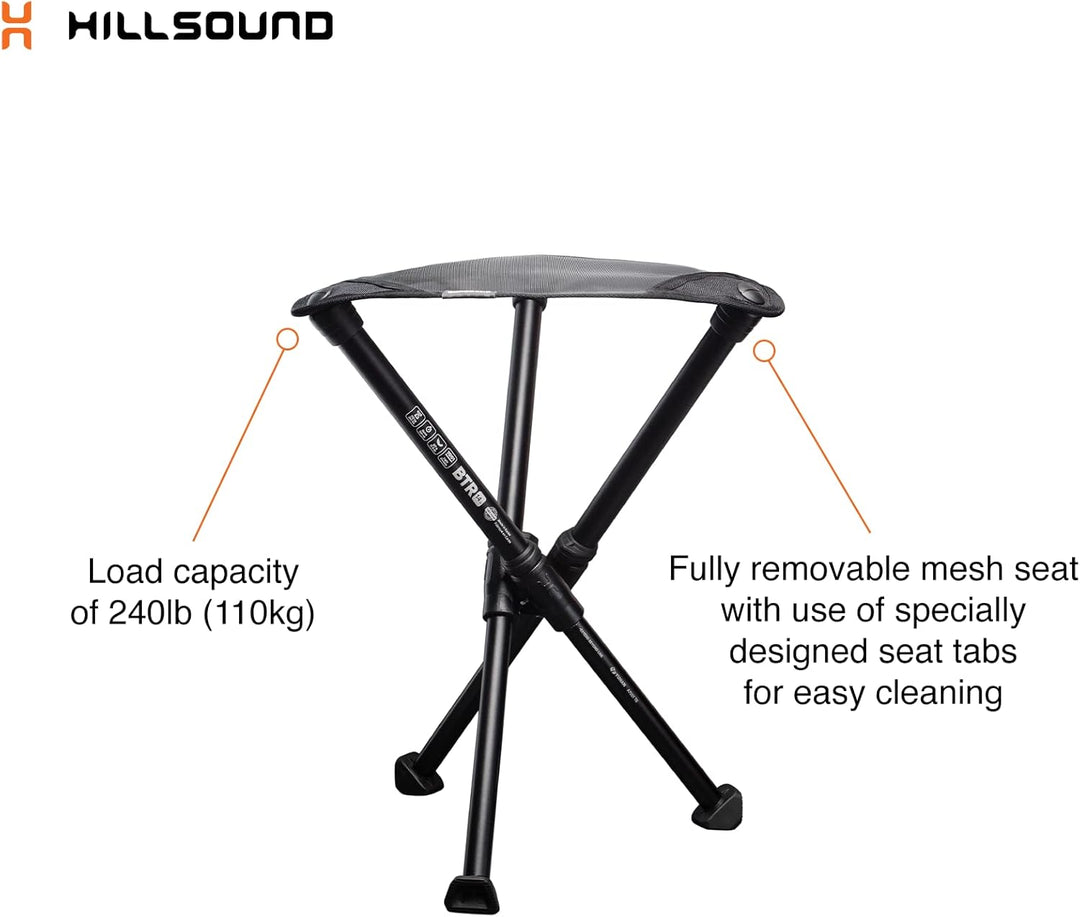 Hillsound BTR Hocker für Ultraleichte Rucksackreisen &amp; Wandern, leichte Campingstühle, kompakter tra