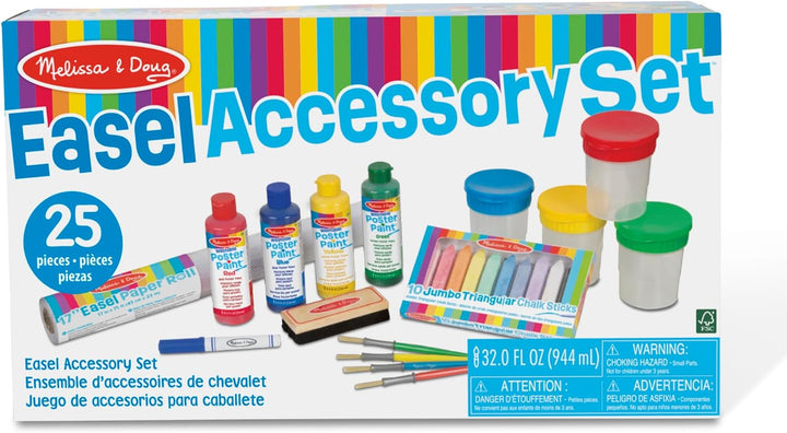 Melissa & Doug - Staffeleizubehör-Begleitset (Kunst & Bastelarbeiten, fördert die Kreativität, 25 Te