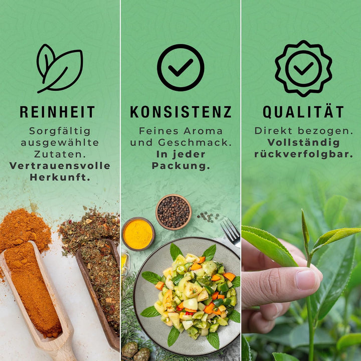 Spicy Welt Schwarzer Pfeffer Ganz (500g) – Pfefferkörner | Ungemahlener Schwarzer Pfeffer | für Pfef