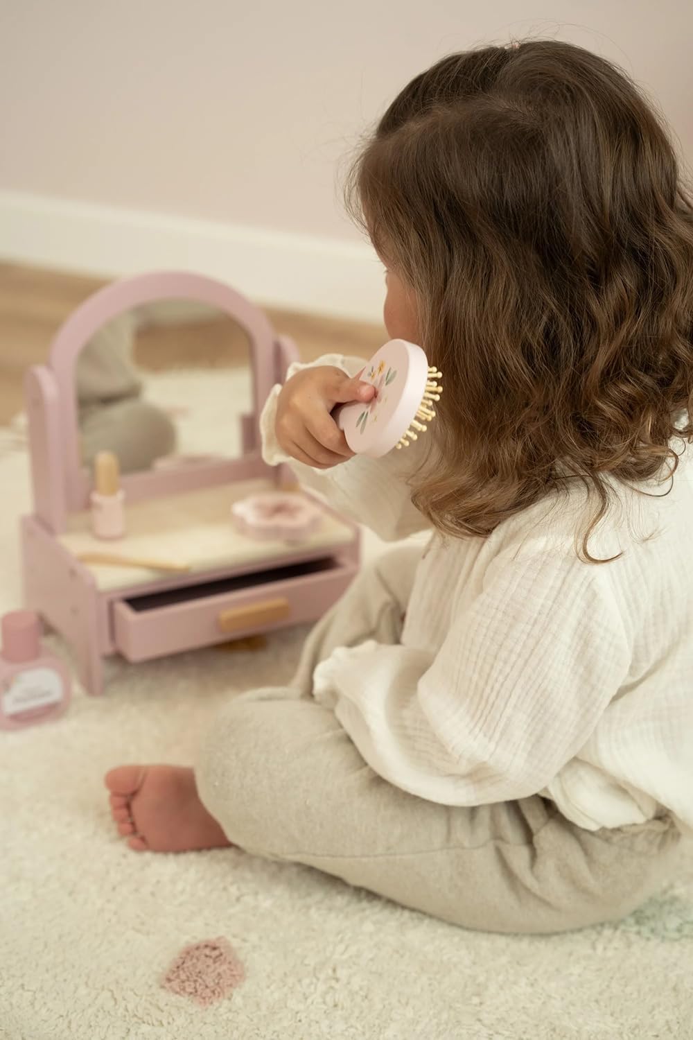 Little Dutch 2516 Holz Spielset Schminktisch - rosa