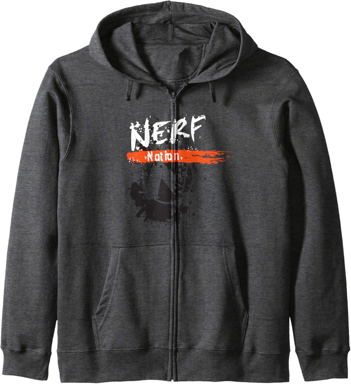 Nerf Nation Splatter Logo Kapuzenjacke