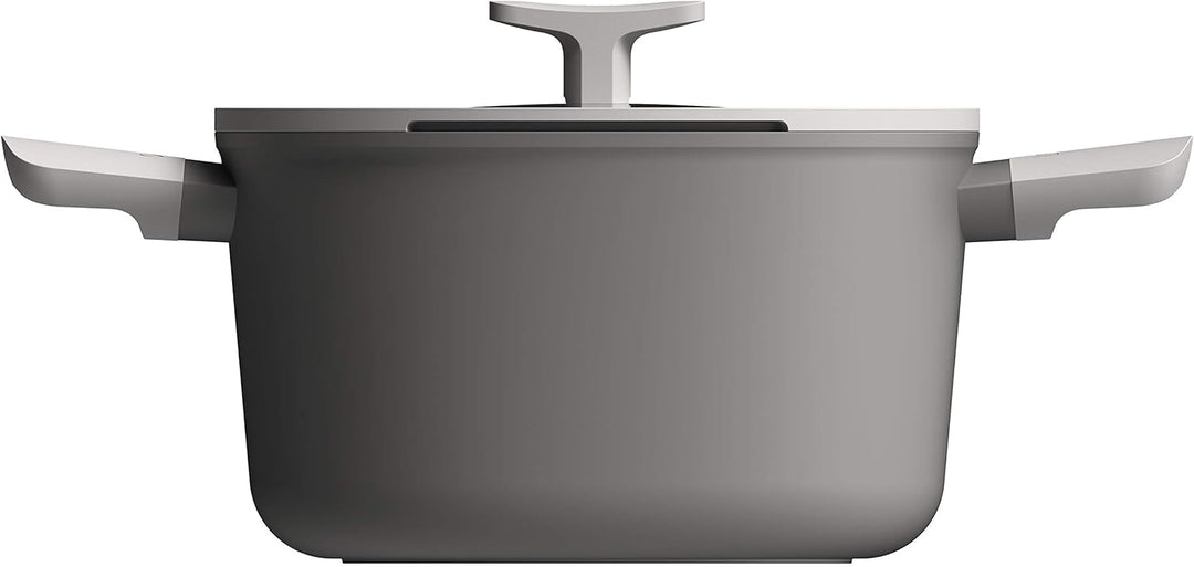 Berghoff 3950169 Kochtopf mit 2 Griffen, 24 cm, 5,5 l, mit Glasdeckel, Antihaftbeschichtung, Körper