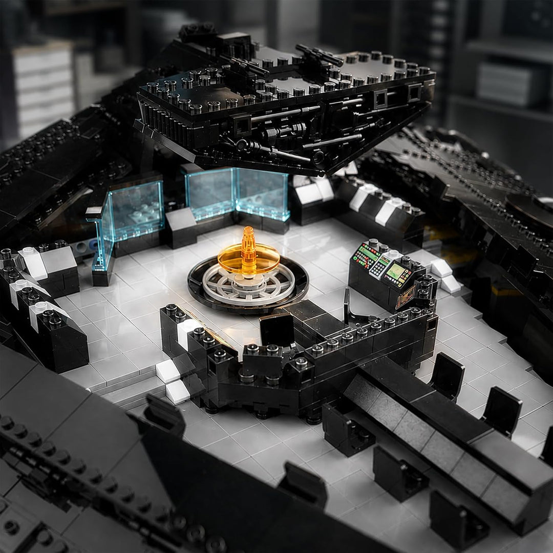 Mould King 21004 Dreadnought der Eclipse-Klasse Weltraumzerstörer-Modellbausteine,Raumschiff der MOC