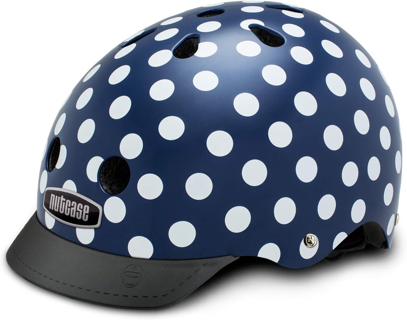 Nutcase Street-Navy Dots Helm Taille : L mehrfarbig, Taille : L mehrfarbig