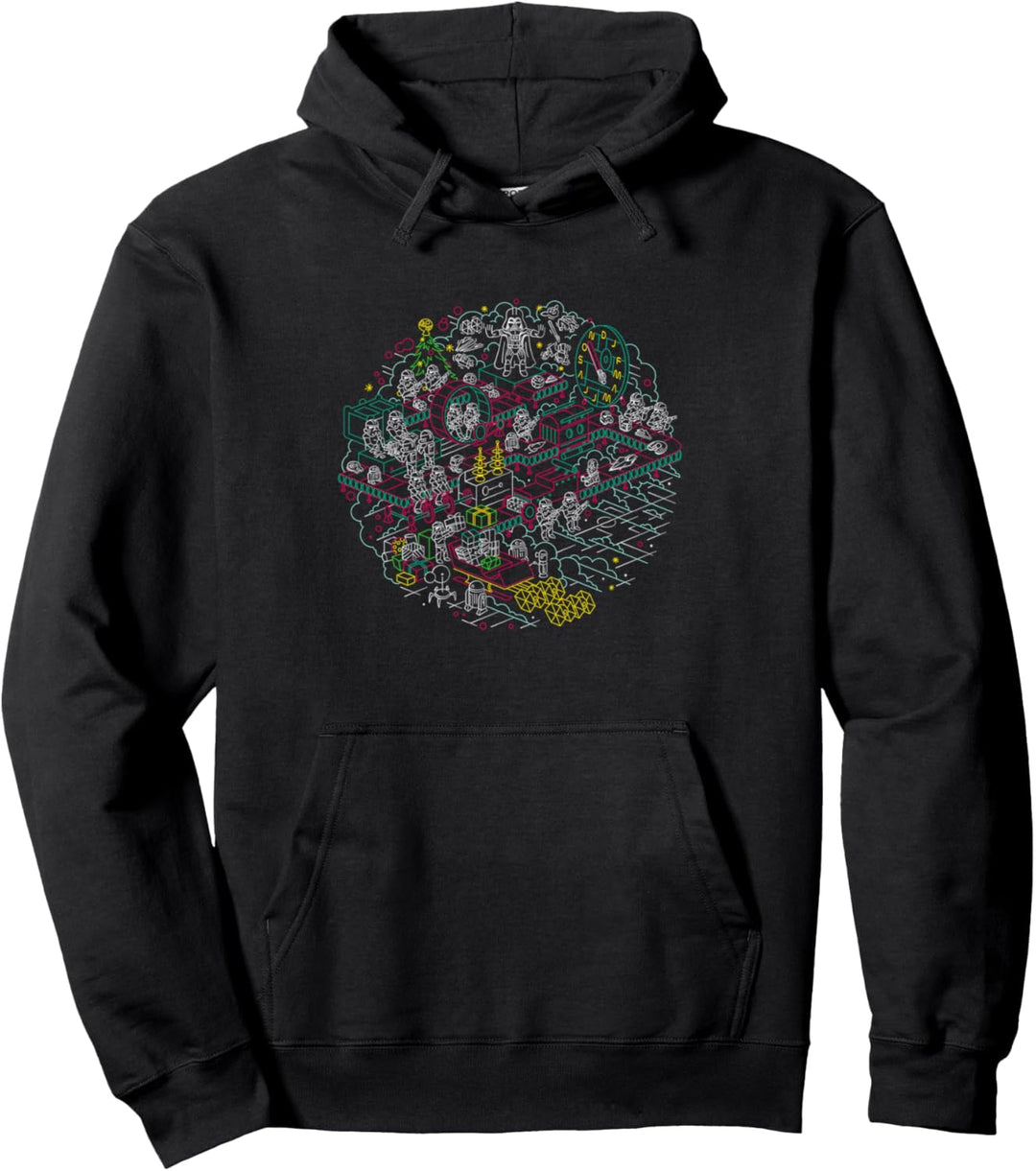 Star Wars Darth Vader's Workshop Christmas Santa Pullover Hoodie
