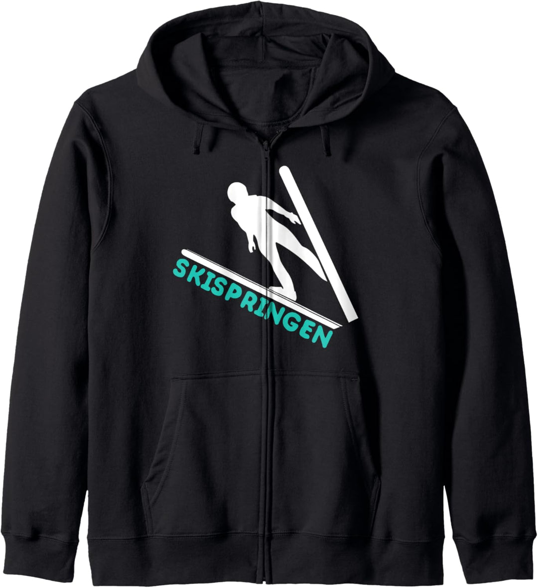 Ski Springen Winter Sport Geschenk | Skispringen Kapuzenjacke