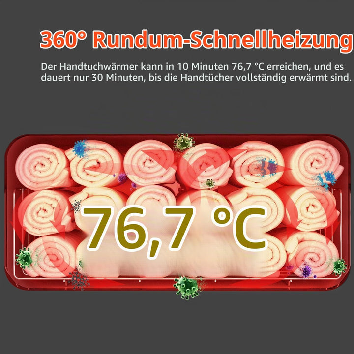 Handtuchwärmer, Handtuchheizschrank,einfache Bedienung, grosser Fassungsvermögen Handtuchwärmer für