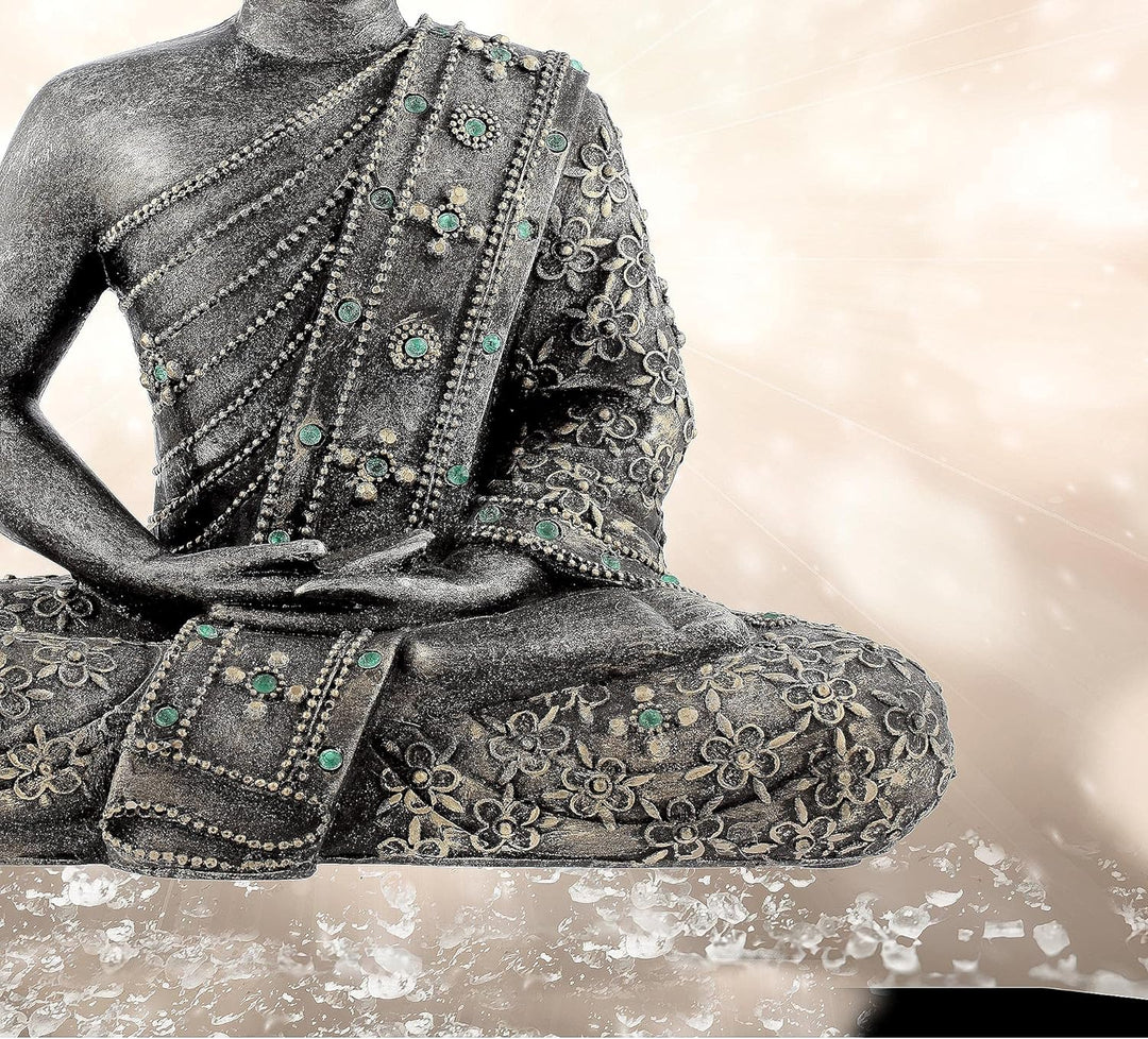 Runa Art Wandbilder Buddha Feng Shui 5 Teilig Bild auf Vlies Leinwand Deko Wohnzimmer Schlafzimmer Z