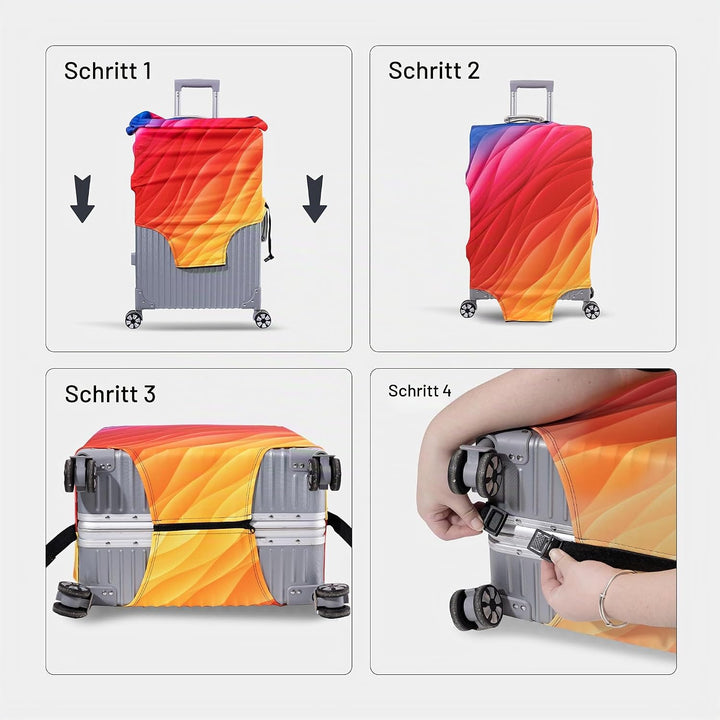 OrgaWise Kofferhülle Luggage Cover Gepäck Cover Gepäckabdeckung for Travel Luggage Schutzhülle Koffe