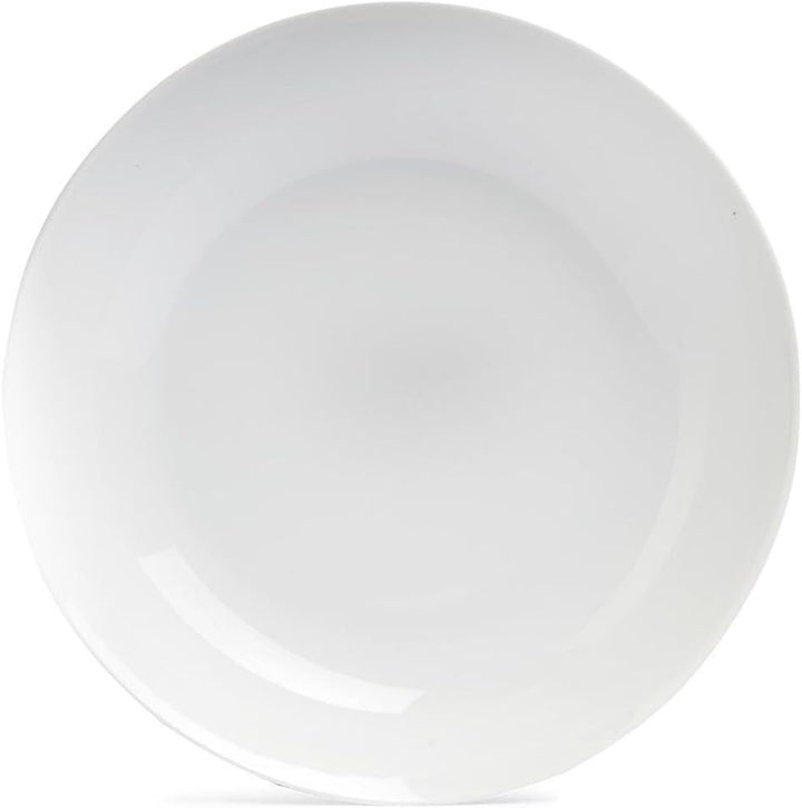 Suppenteller 6er Set Tiefteller Salatteller - Porzellan - Weiss - Ø 20 cm