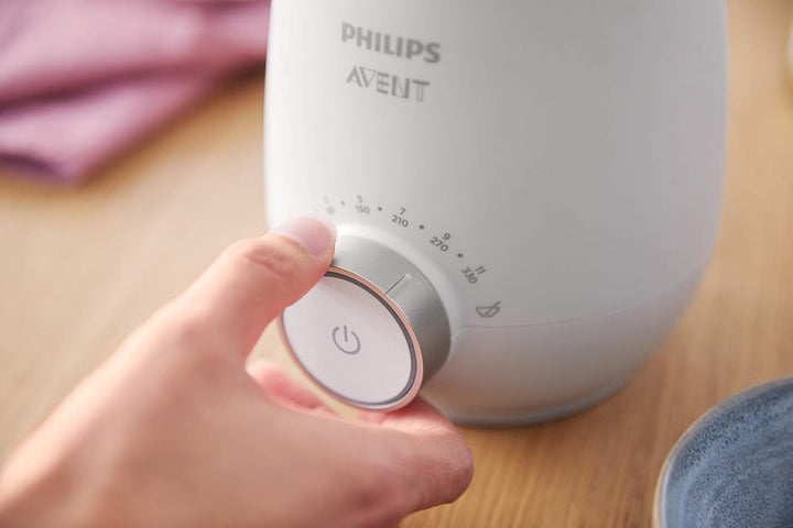 Philips AVENT SCF358/00 Flaschenwärmer für schnelles und gleichmässiges Erwärmen von Milch & Babynah