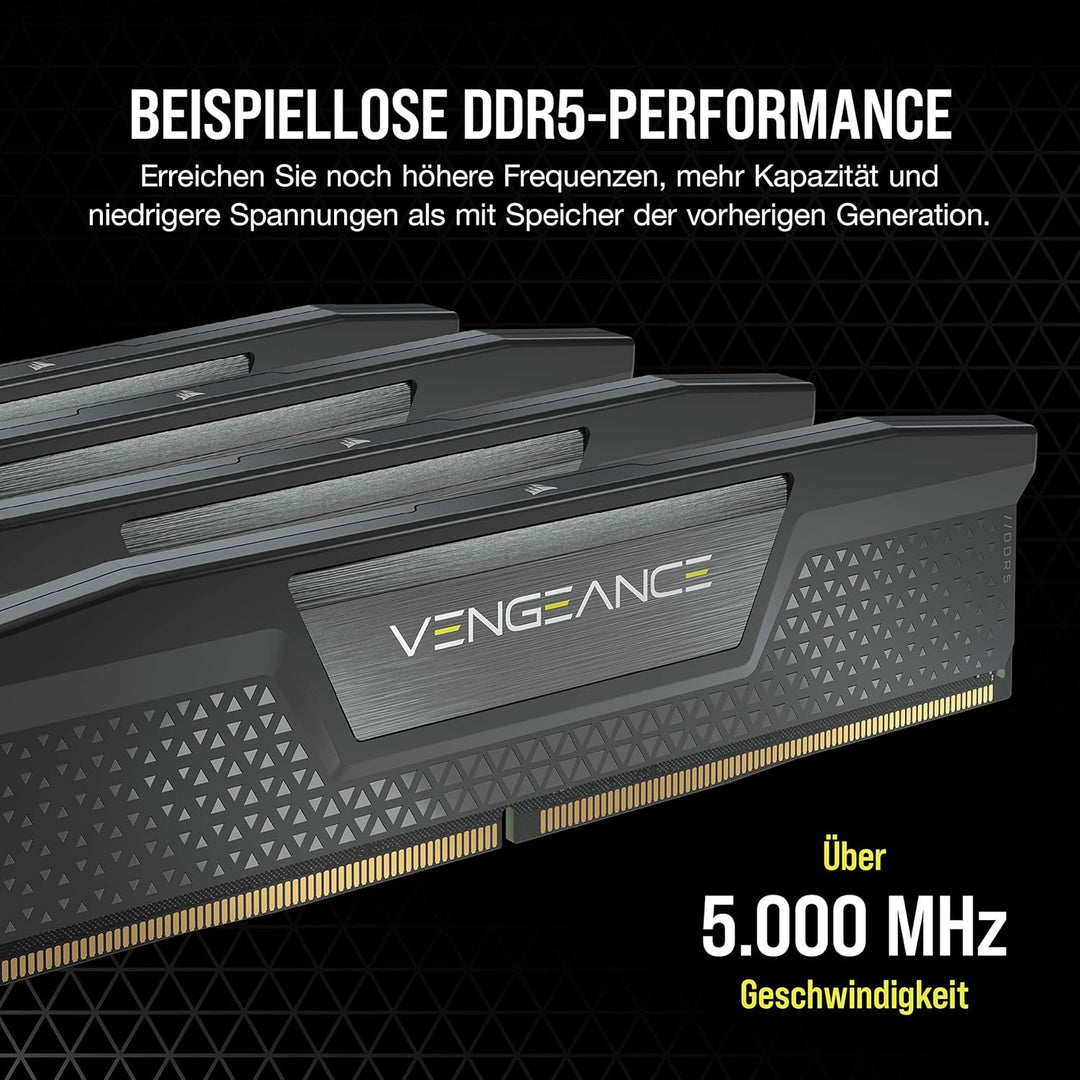 Corsair Vengeance DDR5 RAM 32GB (2x16GB) 6000MHz CL30 Intel XMP iCUE Kompatibel Computer Speicher -