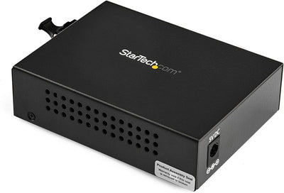 StarTech.com Multimode (MM) LC Glasfaser Medienkonverter für 10/100/1000 Netzwerk - 550m - Gigabit E