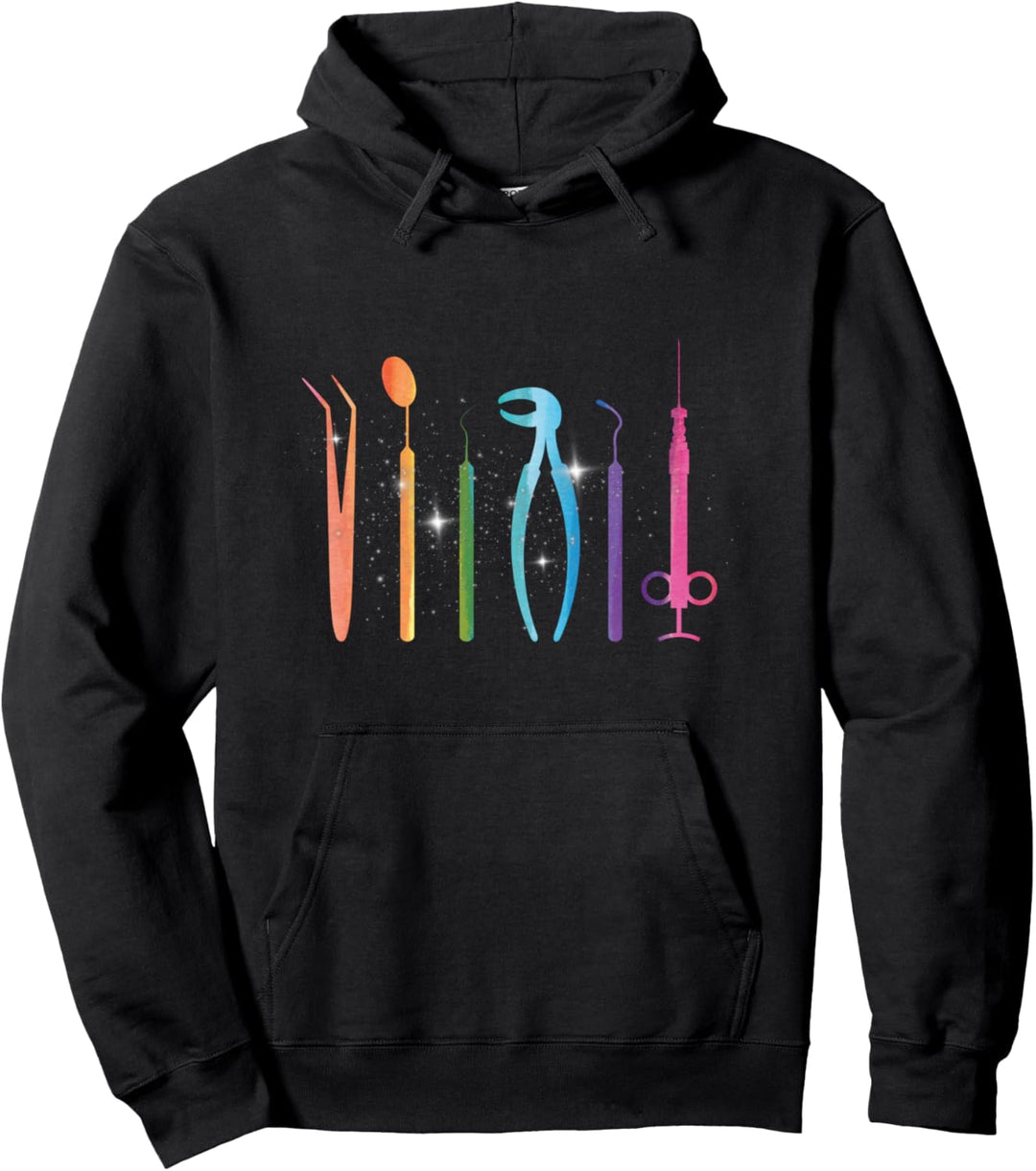 Dentist Zubehör Arzt Zahnarzthelferin Dental Zahnärztin Zahn Pullover Hoodie