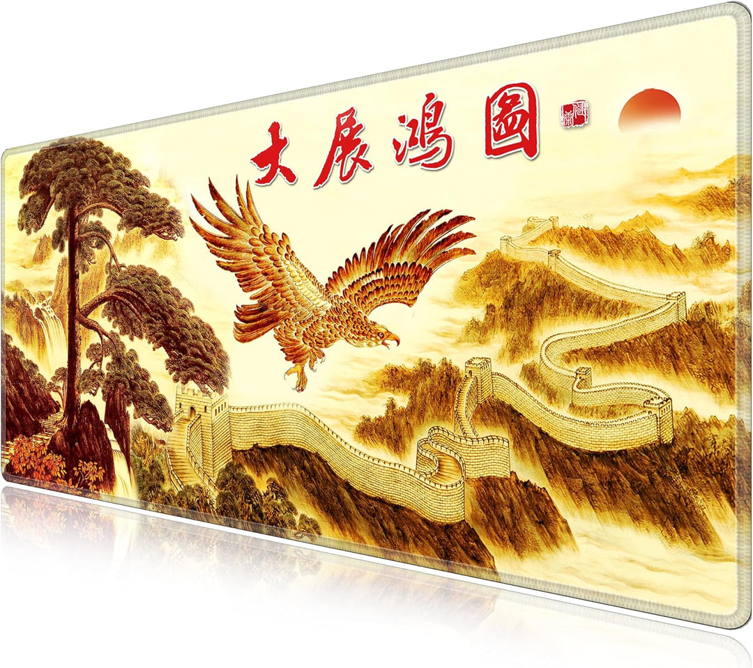 LL-COEUR Grosse Gaming Laptop Mauspad PC Tastatur Mausmatte XXL Schreibtischunterlage Büro Desk Pad