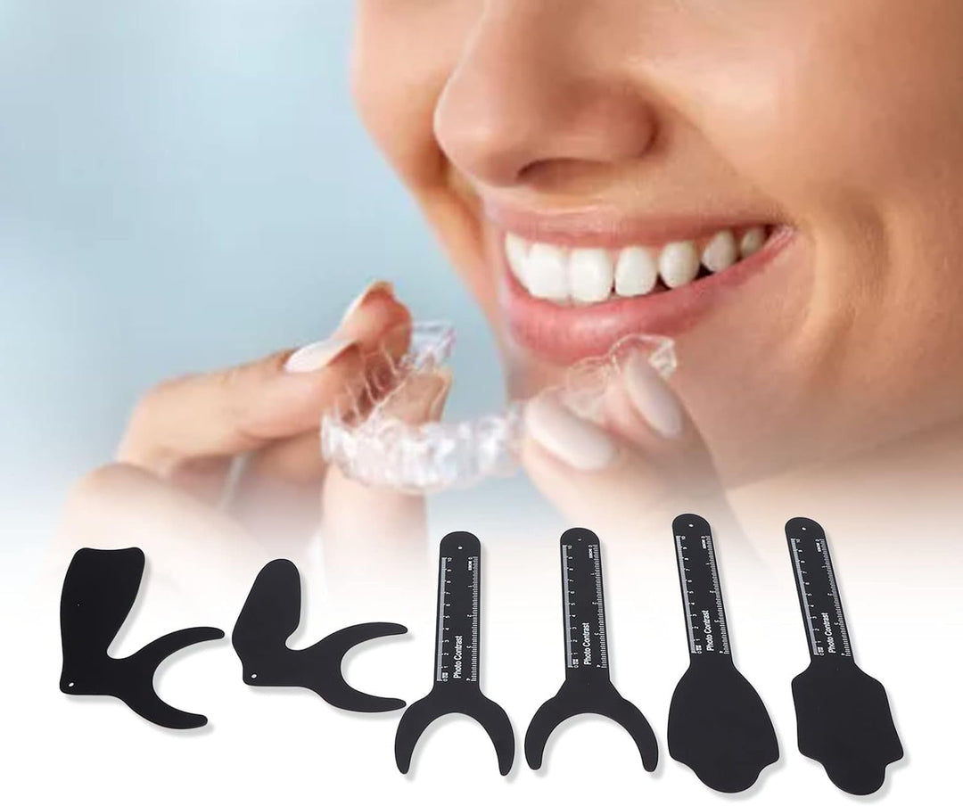 Dental Photo Contrast, Dentalhintergrund Foto Kontrast Board, 6pcs Intraoral Photographic Schwarzer