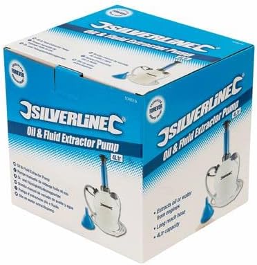 Silverline 104616 Öl- und Flüssigkeitsabsaugpumpe, 4 l 4 l
