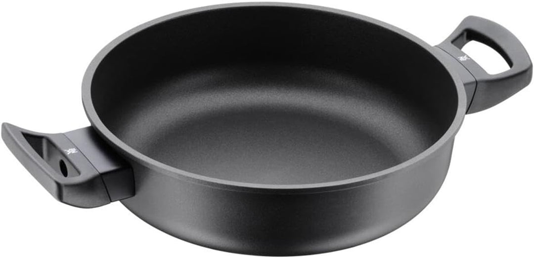 WMF PermaDur Excellent Servier-/ Bratpfanne 24 cm Induktion, hoher Rand, Aluminium beschichtet, Kuns