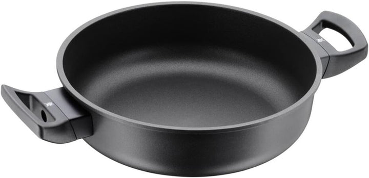 WMF PermaDur Excellent Servier-/ Bratpfanne 24 cm Induktion, hoher Rand, Aluminium beschichtet, Kuns