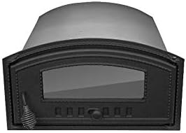 Sellon24® Backofen aus Gusseisen Stahlkammer Ofentür Pizzaofentür Steinbackofentür H1916