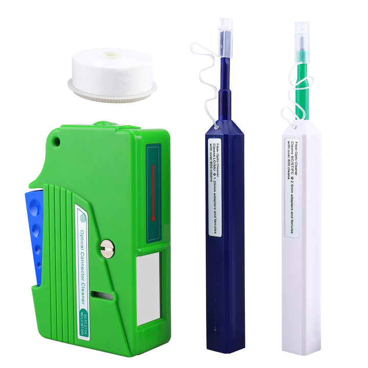 FTTH Glasfaser-Stift-Werkzeug, 2,5 mm, LC MU 1,25 mm, SC FC ST LC-Stecker, Faseroptik-Reinigungsbox,