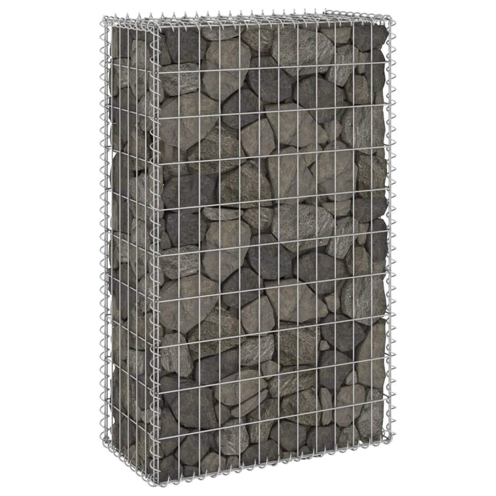 Tidyard Gabionenwand mit Abdeckung Gabione Steingabionen Steinkorb Gabionen Wand Drahtkorb Draht Mau