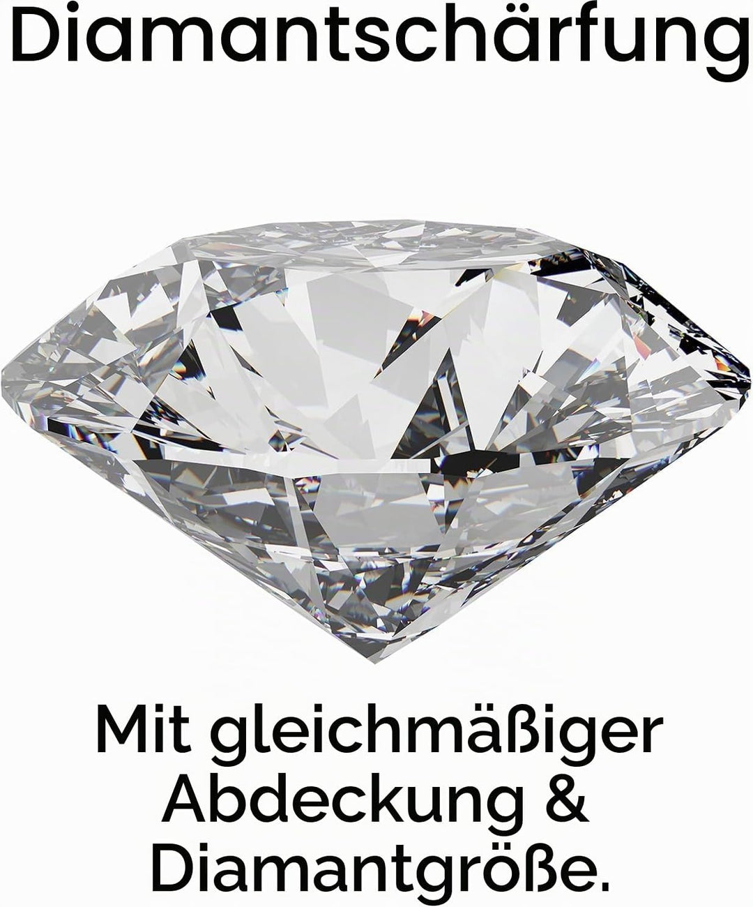 DMT DuoSharp plus Schärfstein – fein/grob mit Sockel, 20,3 cm / 8 Zoll, 1 Stück, WM8FC-WB