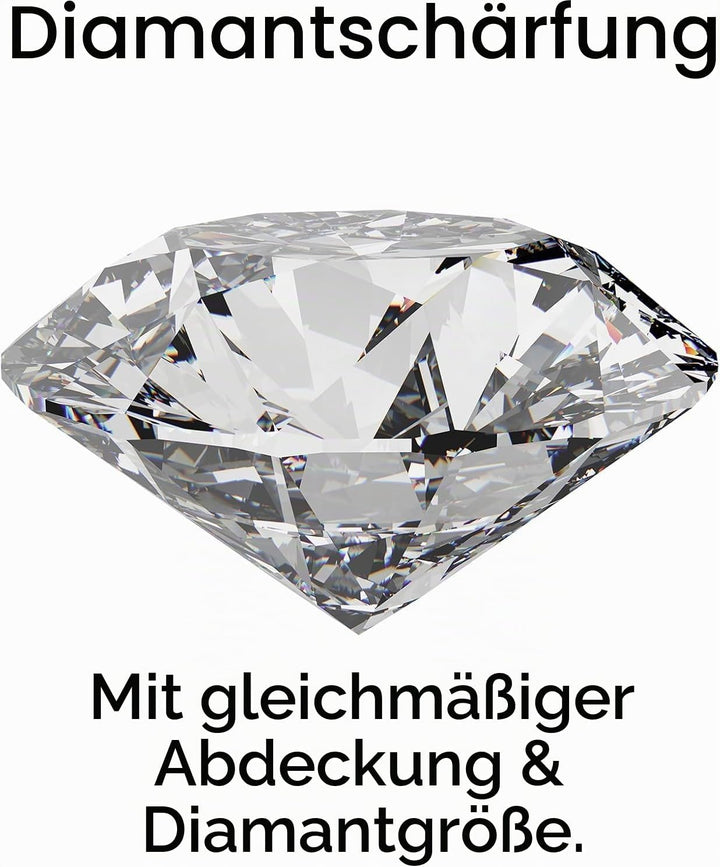 DMT DuoSharp plus Schärfstein – fein/grob mit Sockel, 20,3 cm / 8 Zoll, 1 Stück, WM8FC-WB