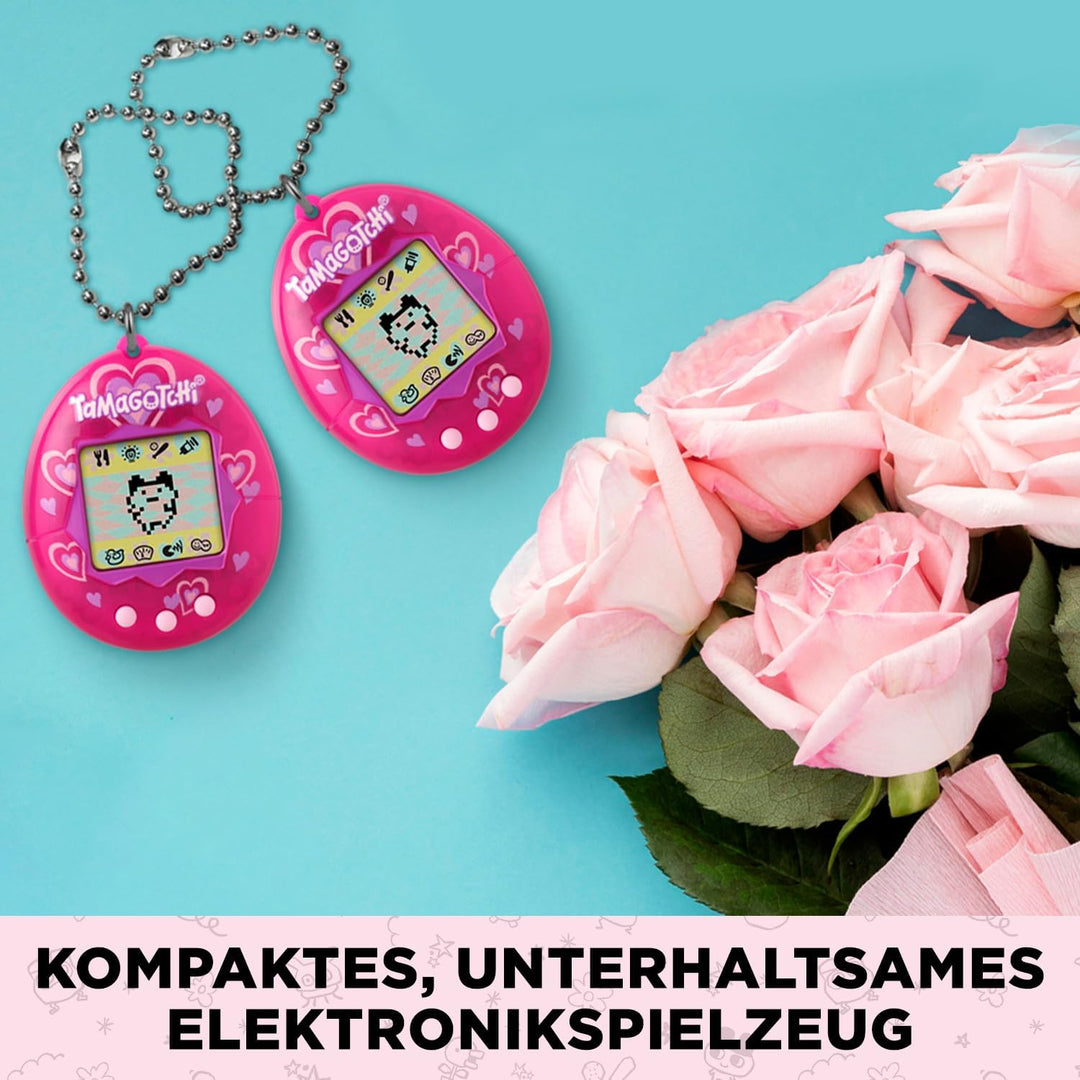 Bandai - Tamagotchi - Tamagotchi Original - Lots of Love - Elektronisches virtuelles Tier mit Farbdi