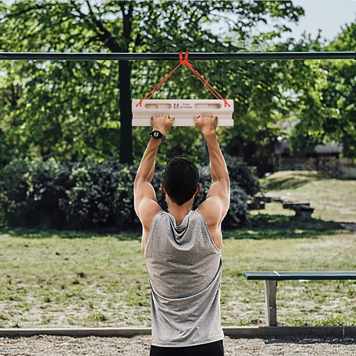 TWO STONES Tragbares Griffbrett als Klettertraining Boards mit Kanten und Taschen, Tragbares Kletter