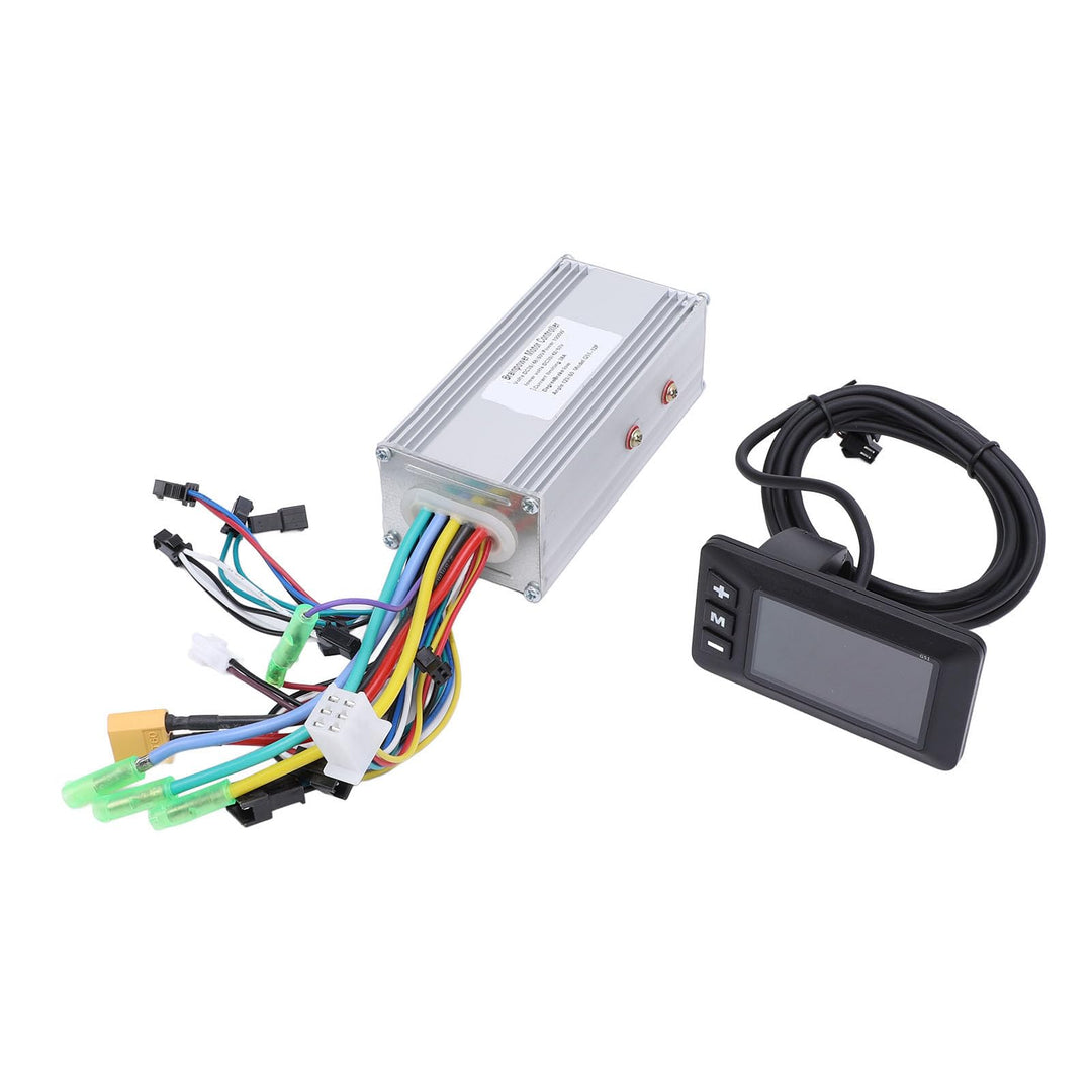 BuyWeek Elektrofahrrad Brushless Motor Controller Kit, 36V 48V 60V 1000W 38A 3 Modus Sinuswelle Cont