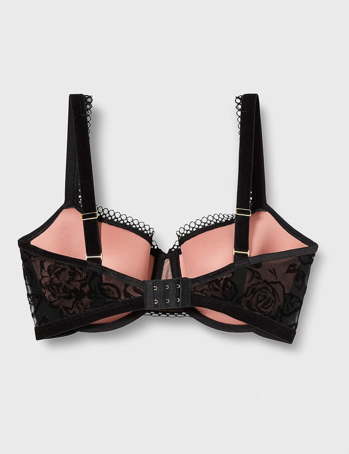 Triumph Damen Velvet Rose Spotlight WHP Geformter BH 65F Schwarz, 65F Schwarz