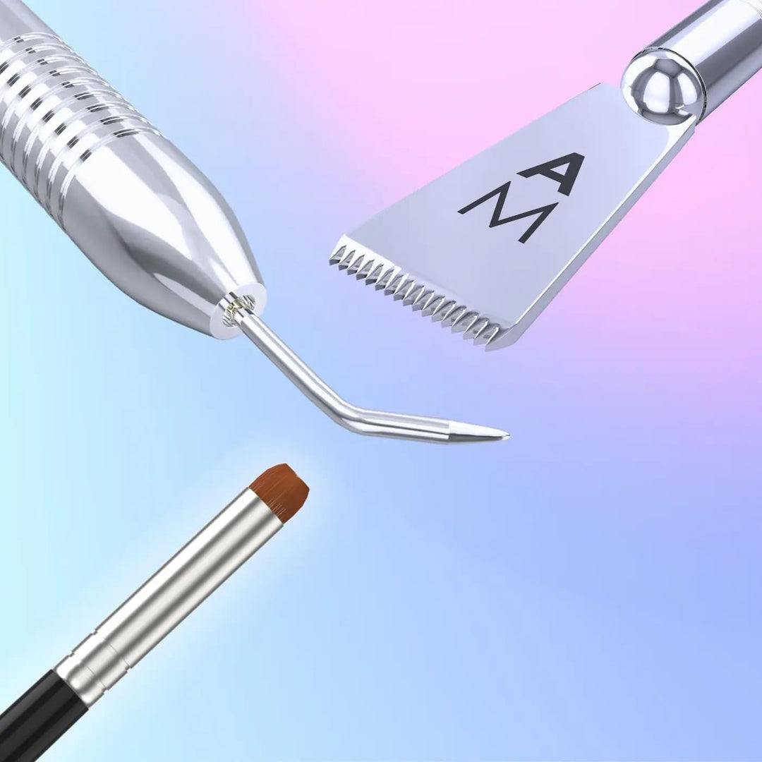 AURA Monaco | Korean Lash Lift Kit – komplettes Profi-Set mit Step 1–3 Lotions, Mix & Fix Powder, Pa