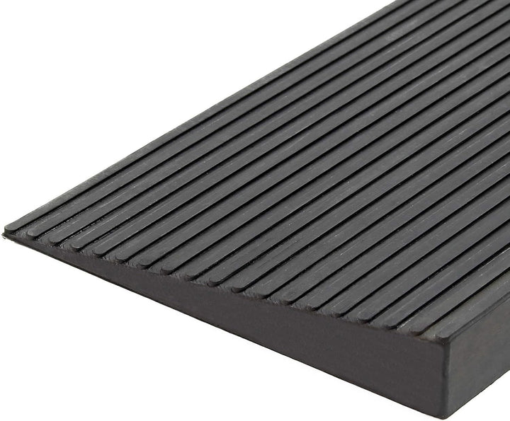 Türschwellenrampe 35x200x900mm für Rollstuhl & Rollator, Vollgummi, rutschfeste Oberfläche, kürzbar