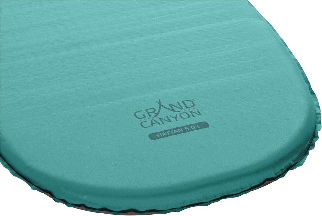 Grand Canyon Hattan 5.0 L - Selbstaufblasende Isomatte, Camping-Matte - 198x63x5,0cm - Meadowbrook (