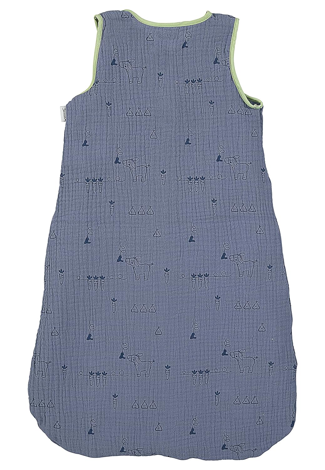 Sterntaler Musselin-Schlafsack 90cm Emmis Garden blau