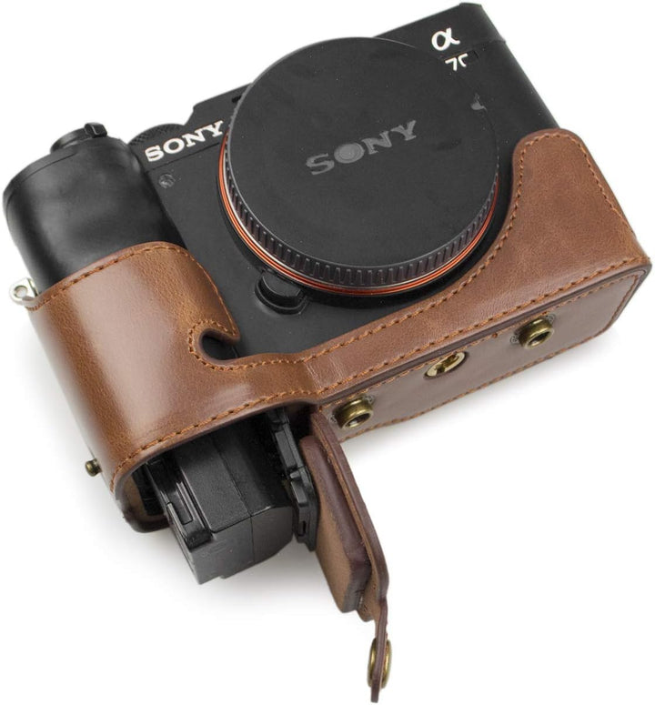 MUZIRI KINOKOO Kameratasche für Sony A7C und 28–60 mm Objektivschutzhülle Sony Alpha 7C mit Schulter