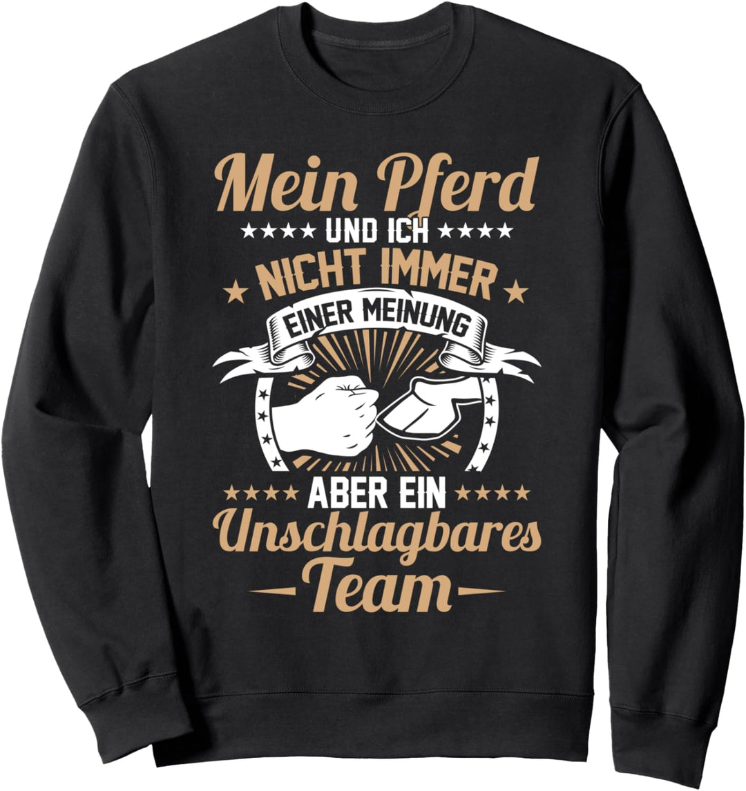 Reitsport Mein Pferde Und Ich Lustiges Reiterin Mädchen Sweatshirt