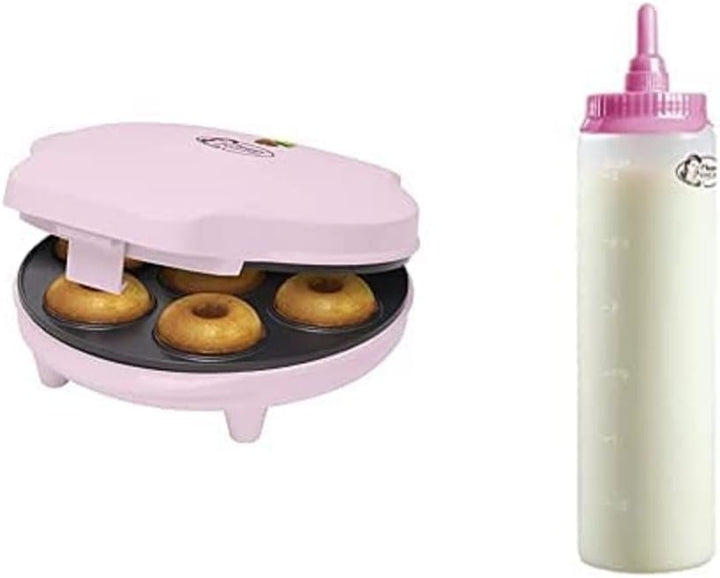 Bestron Donut Maker, inkl. Teigportionierer für 700ml mit Skala, Ideal zum Befüllen des Donut-Geräts