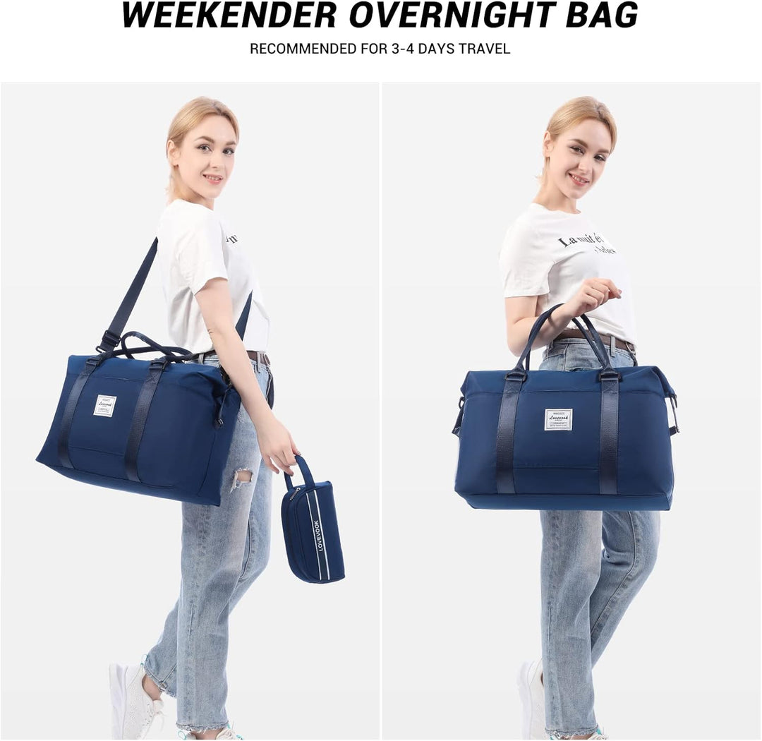 LOVEVOOK Reisetasche Damen Sporttasche Handgepäck Tasche Weekender Bag Schwimmtasche Wasserdicht Tra