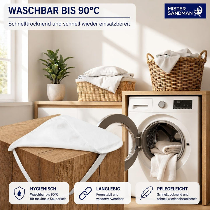 Mister Sandman Matratzenschoner 70x140 – wasserdichte Matratzenauflage – Inkontinenzunterlage – Masc