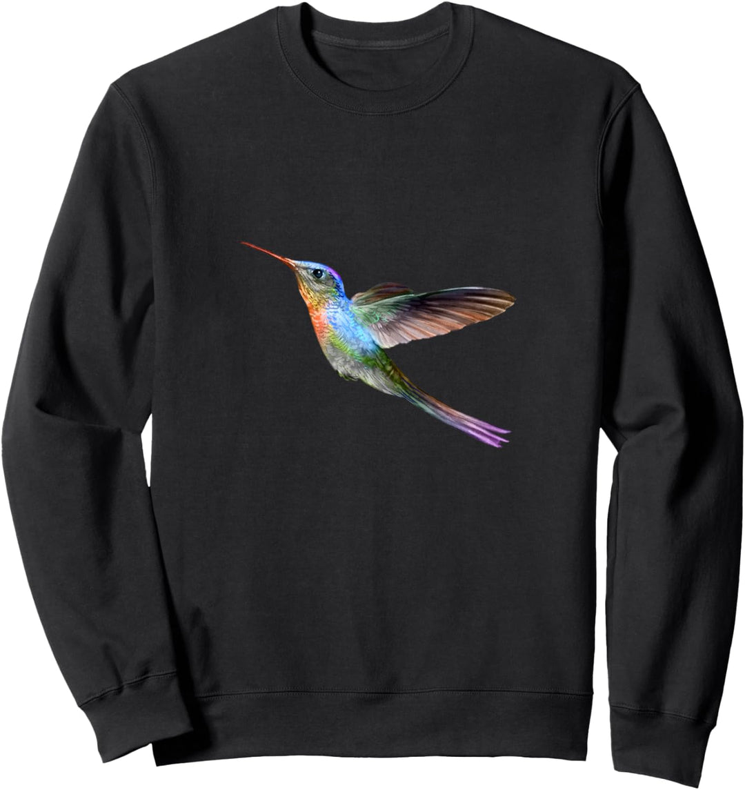 Wasserfarben buntes Kolibri Aquarell Geschenk Sweatshirt