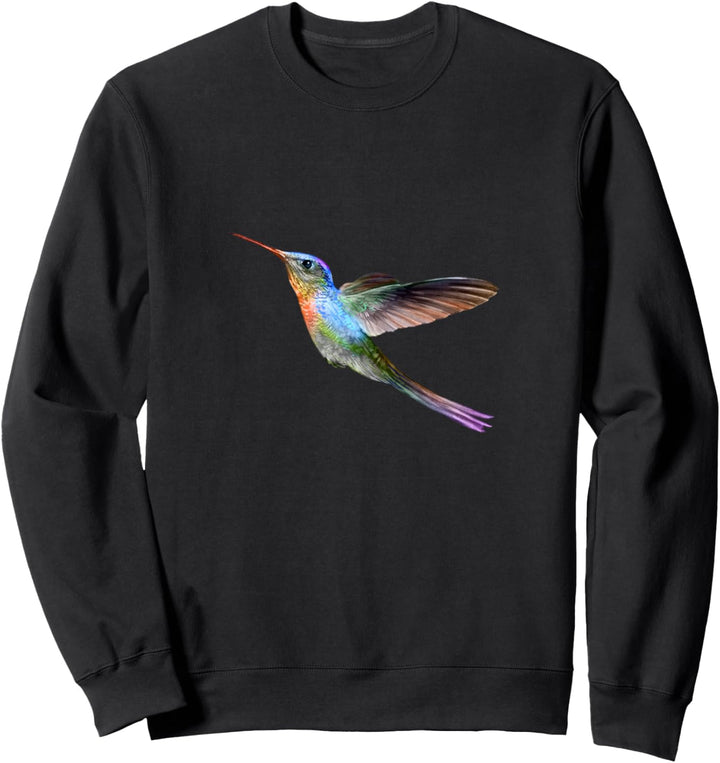 Wasserfarben buntes Kolibri Aquarell Geschenk Sweatshirt