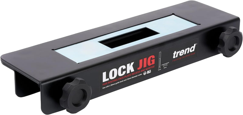 Trend Lock Jig, wird verwendet, um die Aussparung für Türschlösser zu schneiden, LOCK/JIG, Lock Jig