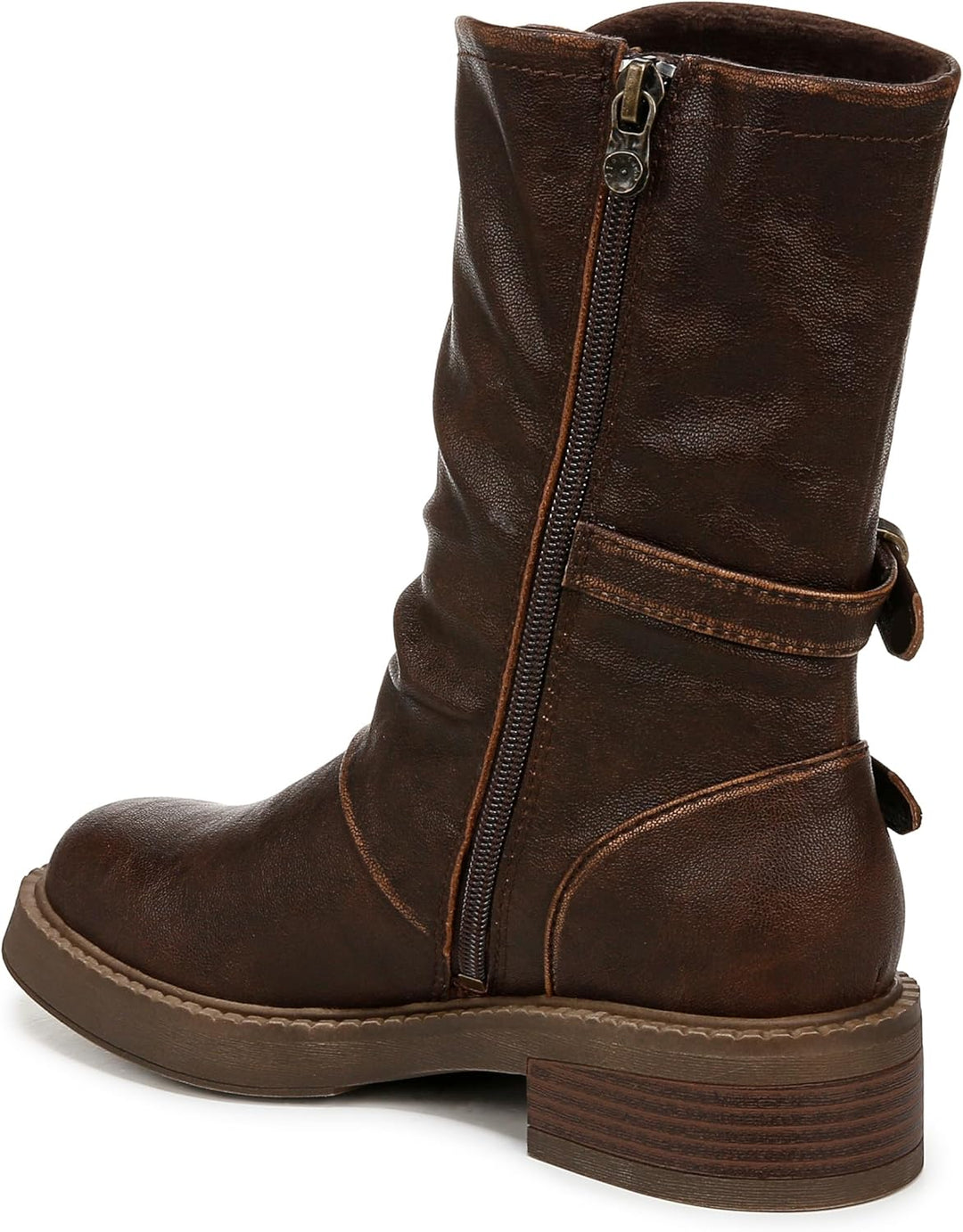 Blowfish Malibu Venice Damen Motorradstiefel mit Nieten, Braun