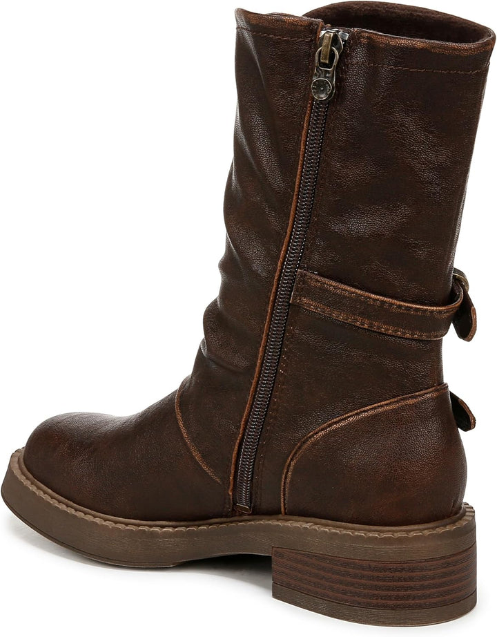 Blowfish Malibu Venice Damen Motorradstiefel mit Nieten, Braun